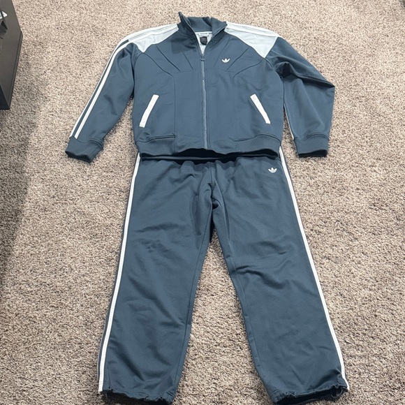 adidas Other - Adidas Blue and White Tracksuit